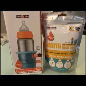 Stainless steel bottle & on the go warmer